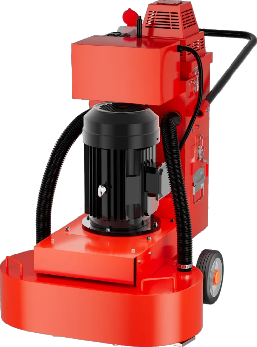 Dual-disc Epoxy Grinder with Single Vacuum